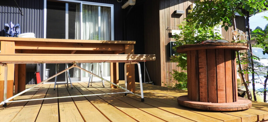 水に強い木材の活用例